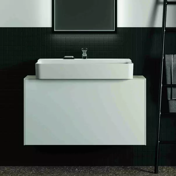 Dulap baza suspendat Ideal Standard Atelier Conca 1 sertar 100 cm alb mat picture - 3