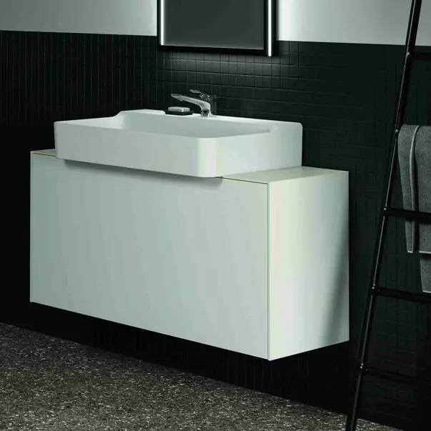 Dulap baza suspendat Ideal Standard Atelier Conca 1 sertar 120 cm alb mat picture - 4