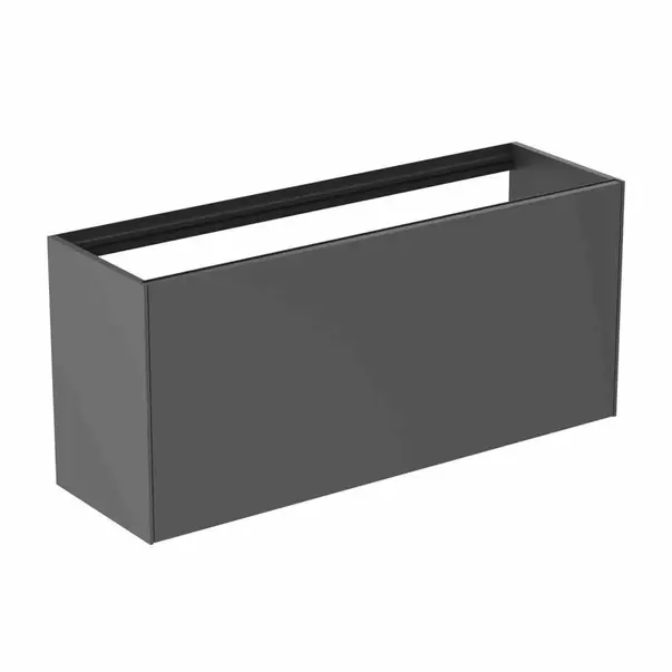Dulap baza suspendat Ideal Standard Atelier Conca 1 sertar 120 cm antracit mat picture - 2