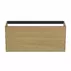 Dulap baza suspendat Ideal Standard Atelier Conca 1 sertar 120 cm finisaj stejar deschis picture - 5