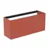 Dulap baza suspendat Ideal Standard Atelier Conca 1 sertar 120 rosu - oranj mat picture - 1