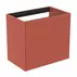 Dulap baza suspendat Ideal Standard Atelier Conca 1 sertar 60 rosu - oranj mat picture - 1