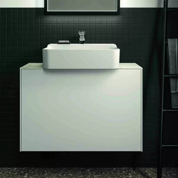 Dulap baza suspendat Ideal Standard Atelier Conca 1 sertar 80 cm alb mat picture - 3