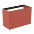 Dulap baza suspendat Ideal Standard Atelier Conca 1 sertar 80 rosu - oranj mat picture - 1