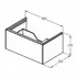 Dulap baza suspendat Ideal Standard Atelier Conca 1 sertar alb mat 80 cm picture - 9