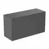 Dulap baza suspendat Ideal Standard Atelier Conca 1 sertar cu blat 100 cm antracit mat picture - 2