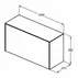 Dulap baza suspendat Ideal Standard Atelier Conca 1 sertar cu blat 100 cm antracit mat picture - 6