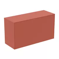 Dulap baza suspendat Ideal Standard Atelier Conca 1 sertar cu blat 100 cm rosu - oranj mat