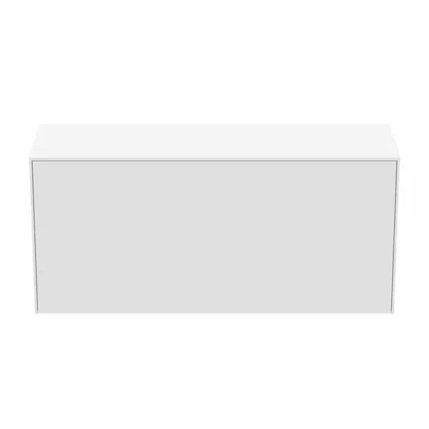 Dulap baza suspendat Ideal Standard Atelier Conca 1 sertar cu blat 120 cm alb mat picture - 6