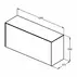 Dulap baza suspendat Ideal Standard Atelier Conca 1 sertar cu blat 120 cm antracit mat picture - 6