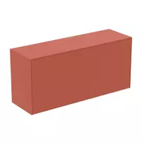 Dulap baza suspendat Ideal Standard Atelier Conca 1 sertar cu blat 120 cm rosu - oranj mat