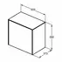 Dulap baza suspendat Ideal Standard Atelier Conca 1 sertar cu blat 60 cm antracit mat picture - 8