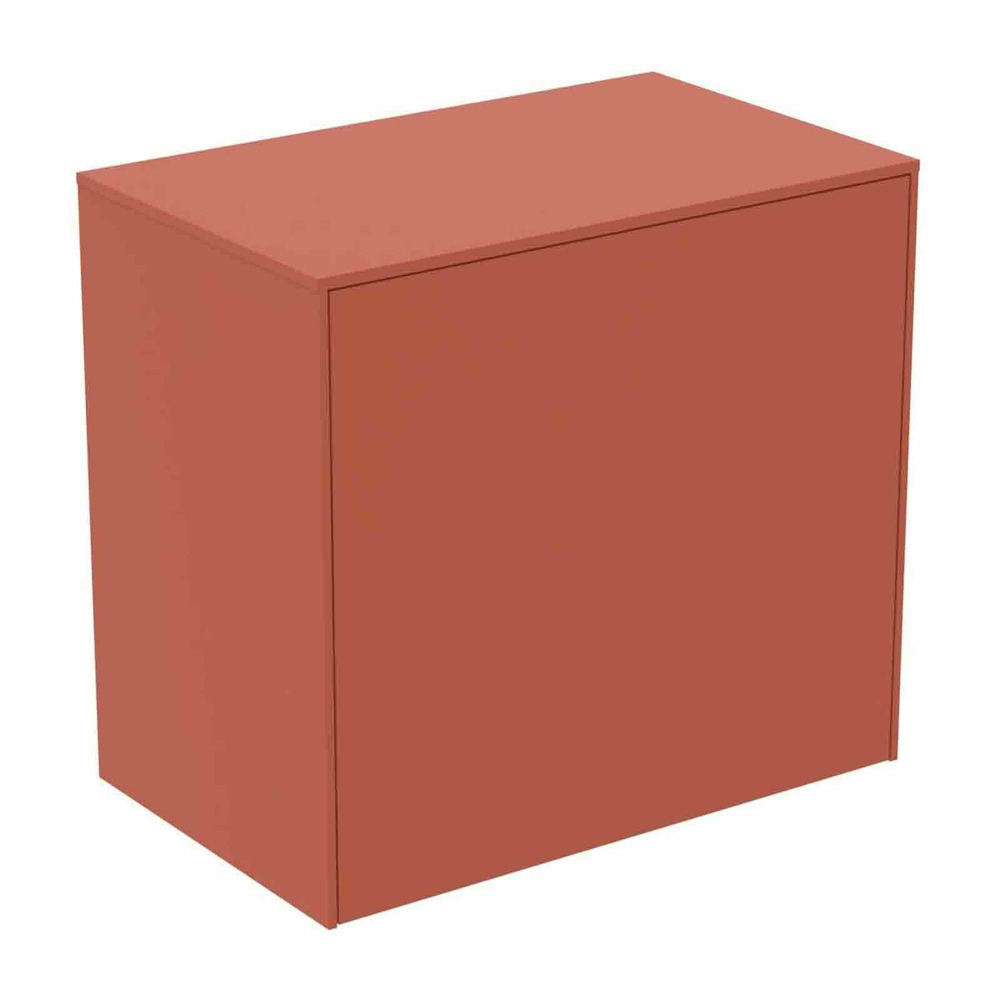 Dulap baza suspendat Ideal Standard Atelier Conca 1 sertar cu blat 60 cm rosu – oranj mat Ideal Standard