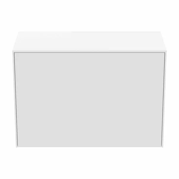 Dulap baza suspendat Ideal Standard Atelier Conca 1 sertar cu blat 80 cm alb mat picture - 8