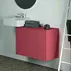 Dulap baza suspendat Ideal Standard Atelier Conca 1 sertar cu blat 80 cm rosu - oranj mat picture - 6