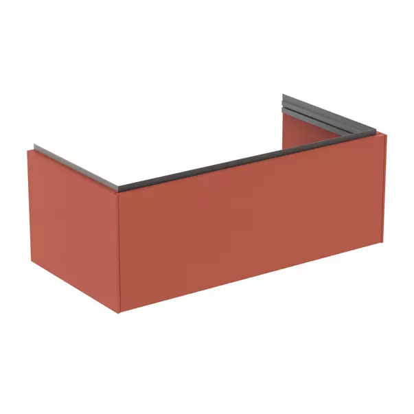 Dulap baza suspendat Ideal Standard Atelier Conca 1 sertar rosu - oranj 100 cm picture - 2