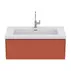 Dulap baza suspendat Ideal Standard Atelier Conca 1 sertar rosu - oranj 100 cm picture - 8