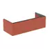 Dulap baza suspendat Ideal Standard Atelier Conca 1 sertar rosu - oranj 120 cm picture - 1