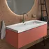 Dulap baza suspendat Ideal Standard Atelier Conca 1 sertar rosu - oranj 120 cm picture - 2