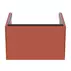 Dulap baza suspendat Ideal Standard Atelier Conca 1 sertar rosu - oranj 60 cm picture - 5