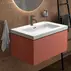 Dulap baza suspendat Ideal Standard Atelier Conca 1 sertar rosu - oranj 80 cm picture - 2
