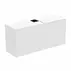 Dulap baza suspendat Ideal Standard Atelier Conca 1 sertar si blat cu decupaj central 120 cm alb mat picture - 1