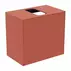 Dulap baza suspendat Ideal Standard Atelier Conca 1 sertar si blat cu decupaj central 60 cm rosu - oranj mat picture - 1