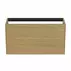 Dulap baza suspendat Ideal Standard Atelier Conca 2 sertare 100 cm finisaj stejar deschis picture - 4