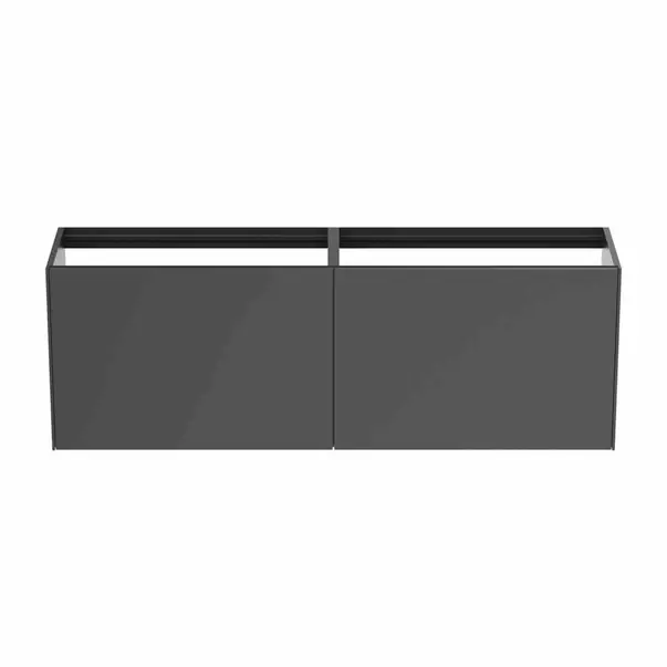 Dulap baza suspendat Ideal Standard Atelier Conca 2 sertare 160 cm antracit mat picture - 5