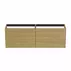 Dulap baza suspendat Ideal Standard Atelier Conca 2 sertare 160 cm finisaj stejar deschis picture - 3