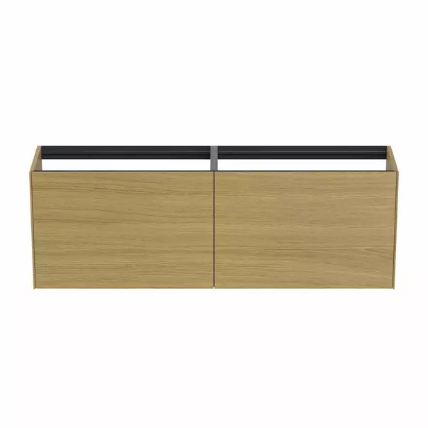 Dulap baza suspendat Ideal Standard Atelier Conca 2 sertare 160 cm finisaj stejar deschis picture - 3