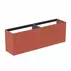 Dulap baza suspendat Ideal Standard Atelier Conca 2 sertare 160 cm rosu - oranj mat picture - 2