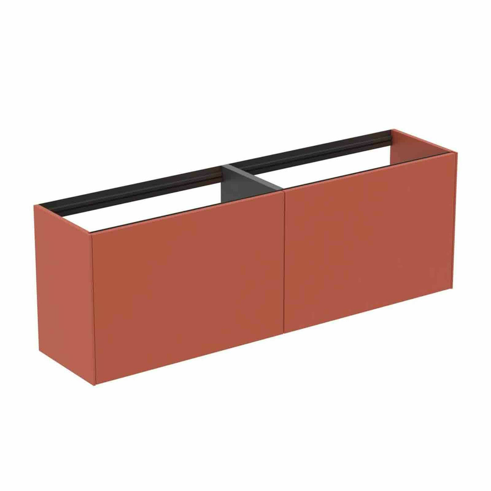 Dulap baza suspendat Ideal Standard Atelier Conca 2 sertare 160 cm rosu – oranj mat Dulap baza suspendat Ideal Standard Atelier Conca 2 sertare 160 cm rosu – oranj mat