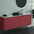 Dulap baza suspendat Ideal Standard Atelier Conca 2 sertare 160 cm rosu - oranj mat picture - 3