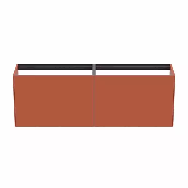 Dulap baza suspendat Ideal Standard Atelier Conca 2 sertare 160 cm rosu - oranj mat picture - 6