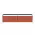 Dulap baza suspendat Ideal Standard Atelier Conca 2 sertare 240 cm rosu - oranj mat picture - 5