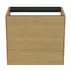 Dulap baza suspendat Ideal Standard Atelier Conca 2 sertare 60 cm finisaj stejar deschis picture - 4