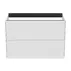 Dulap baza suspendat Ideal Standard Atelier Conca 2 sertare 80 cm alb mat picture - 4