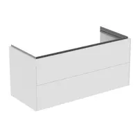 Dulap baza suspendat Ideal Standard Atelier Conca 2 sertare alb mat 120 cm