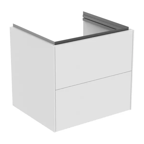 Dulap baza suspendat Ideal Standard Atelier Conca 2 sertare alb mat 60 cm picture - 2