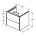 Dulap baza suspendat Ideal Standard Atelier Conca 2 sertare alb mat 60 cm picture - 8