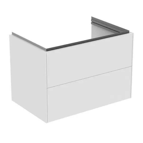 Dulap baza suspendat Ideal Standard Atelier Conca 2 sertare alb mat 80 cm picture - 2