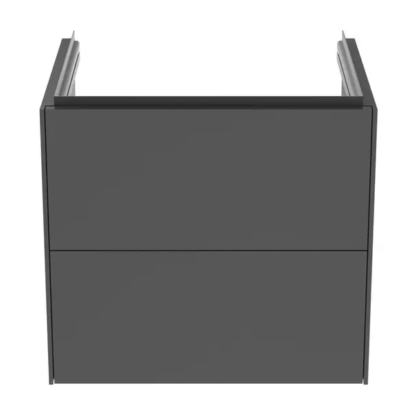 Dulap baza suspendat Ideal Standard Atelier Conca 2 sertare antracit mat 60 cm picture - 5