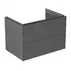 Dulap baza suspendat Ideal Standard Atelier Conca 2 sertare antracit mat 80 cm picture - 1