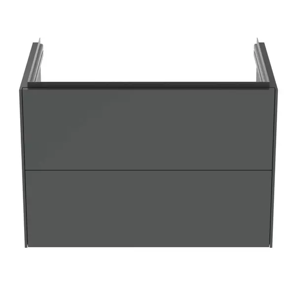 Dulap baza suspendat Ideal Standard Atelier Conca 2 sertare antracit mat 80 cm picture - 5
