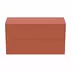 Dulap baza suspendat Ideal Standard Atelier Conca 2 sertare cu blat 100 cm rosu - oranj mat picture - 8