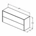Dulap baza suspendat Ideal Standard Atelier Conca 2 sertare cu blat 120 cm antracit mat picture - 6