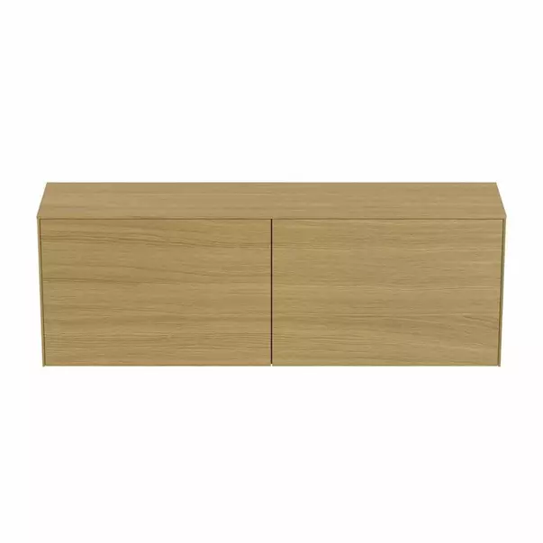Dulap baza suspendat Ideal Standard Atelier Conca 2 sertare cu blat 160 cm finisaj stejar deschis picture - 7