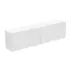 Dulap baza suspendat Ideal Standard Atelier Conca 2 sertare cu blat 200 cm alb mat picture - 1