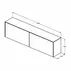 Dulap baza suspendat Ideal Standard Atelier Conca 2 sertare cu blat 200 cm antracit mat picture - 6